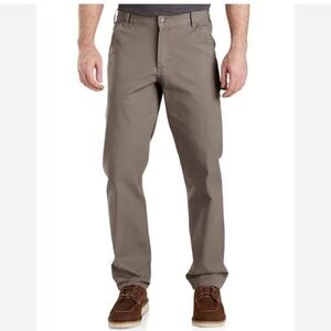 Carhartt Relaxed Fit Rugged Flex Duck Dungaree Pants Desert 42X32